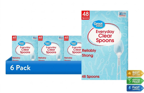 Pack clear plastic - 6,